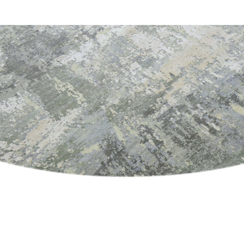 Abstract Area Rug in Gray/Beige