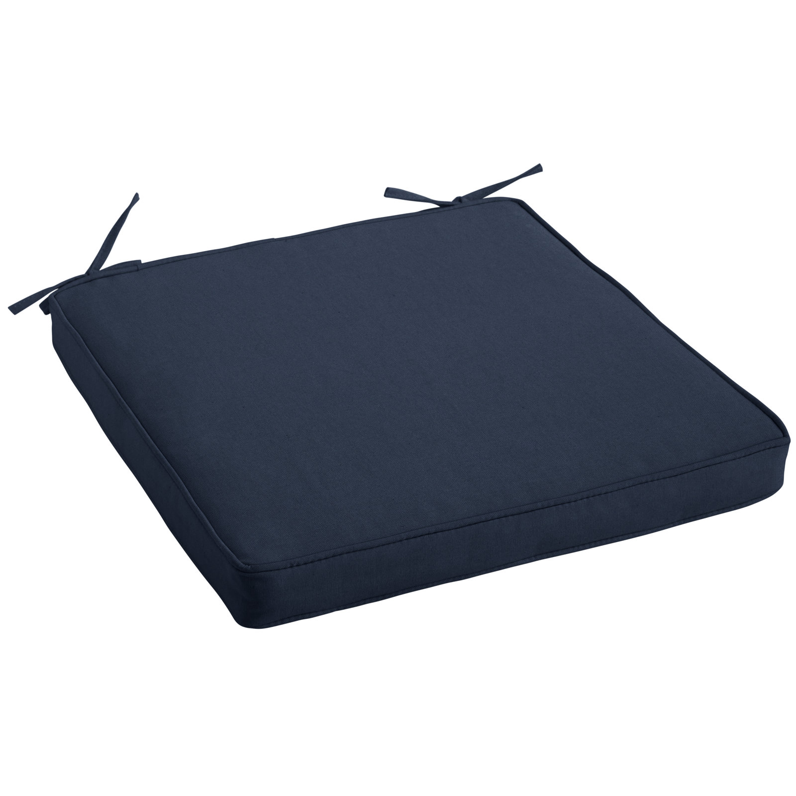 Outdoor Dining Chair Cushion, 3" H x 20" W x 20" D, Canvas Navy Sunbrella® Canvas