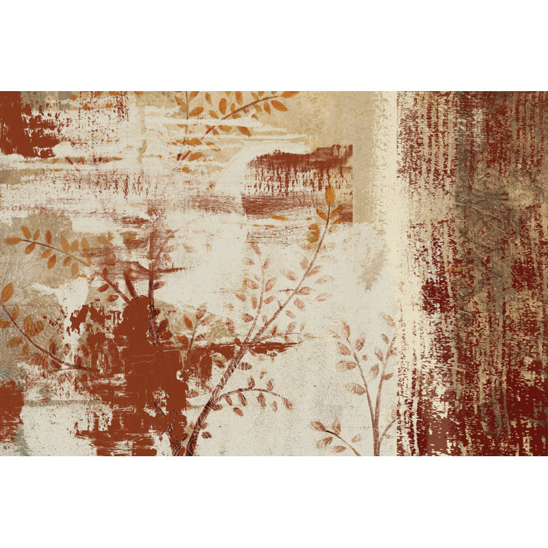Spicy Foliage 4 - Wrapped Canvas Art Prints, 30cm H x 46cm W