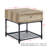 Jeroen Marble Top End Table with Storage