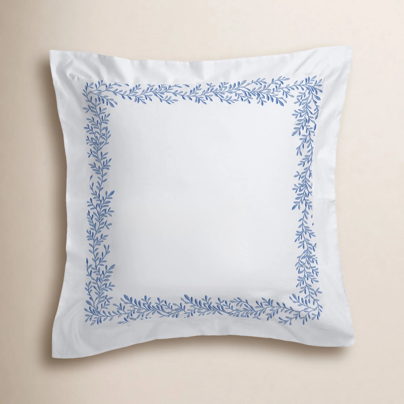 Avie Cotton Shams, Blue