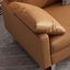 Canapé modulaire orange en cuir véritable-1583910307