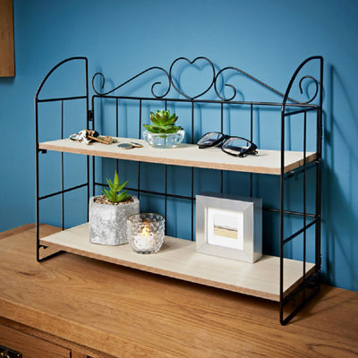 Stamatina 36.5cm W Metal Shelving Unit