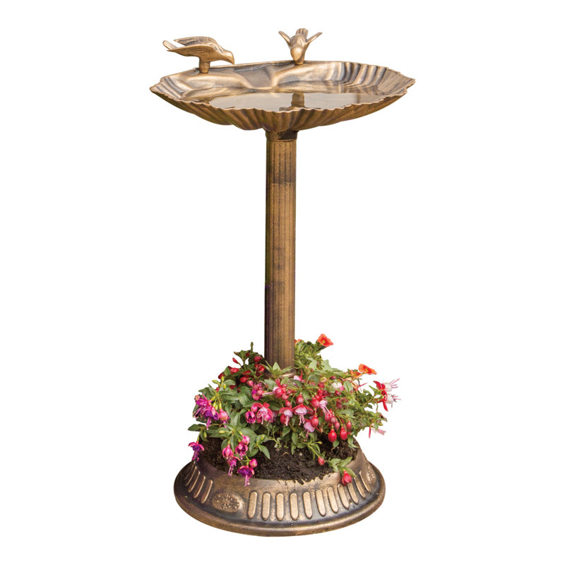 Mcelroy Plastic / Acrylic Single Tier Birdbath