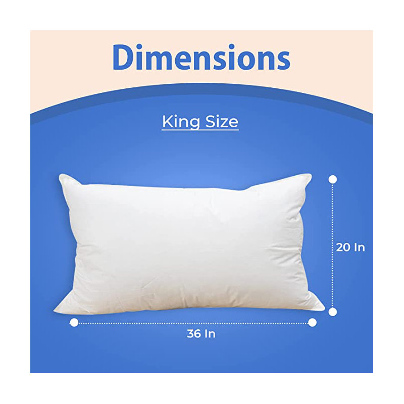 McKellen Polyester Medium Pillow, King