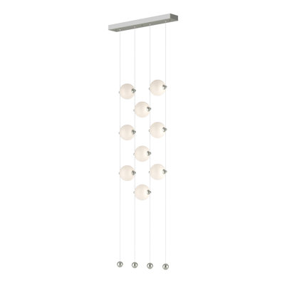 Luminaire suspendu en forme de globe à DEL 9 lumières Abacus