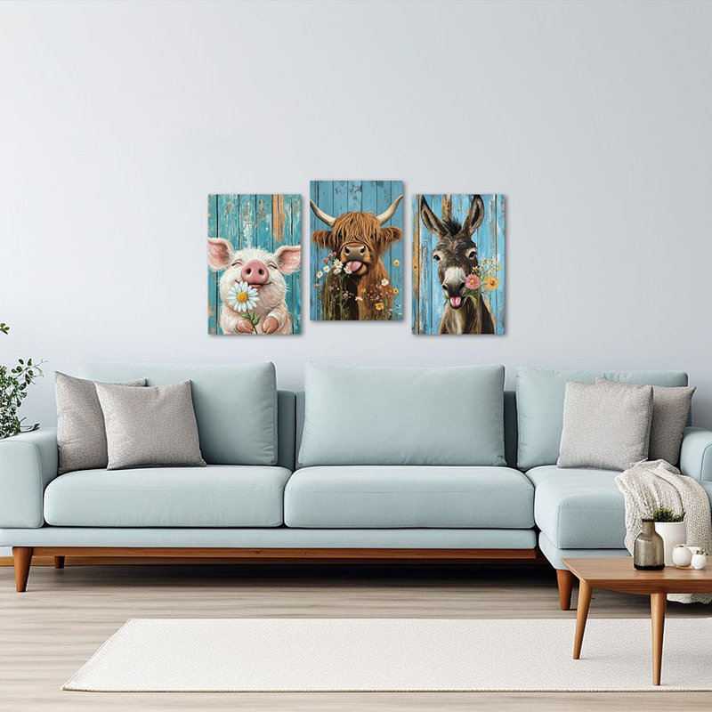 3 Piece Wrapped Canvas Print
