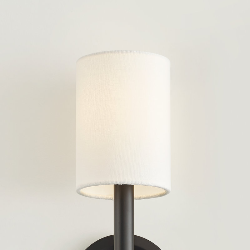Egmont 1-Light Medium Sconce, Midnight Black