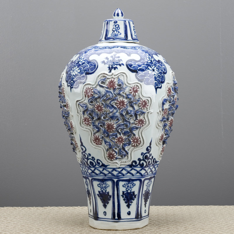 Emb Handmade Porcelain Wine Jar
