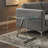Gershwin Glass Top End Table
