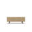 Liberty 63" Mid-Century Modern 3-Shelf TV Stand for TVs up to 60" in White and Rustic Brown-729397276