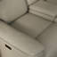 Causeuse inclinable électrique double avec console-121296322