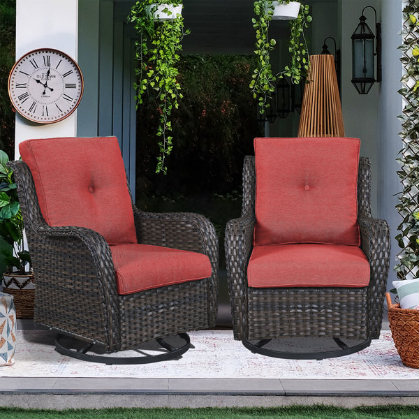 Swivel Wicker Patio Chairs | Wayfair