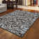 Tapis gris à motif abstrait Aashild