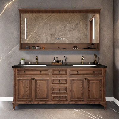American retro upscale bathroom cabinet