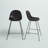 Oslo Upholstered Counter Stool with Metal Frame-1249772582