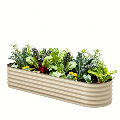 Jardinière surélevée galvanisée 8x4 Ft