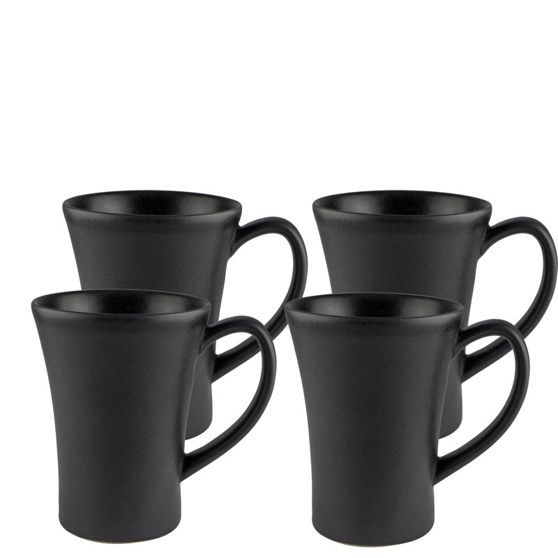 Zim Stoneware Coffee Mug, Black