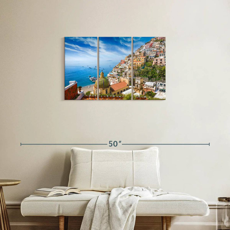 Nicci Seaside Town Of Positano, 20" H x 33" W
