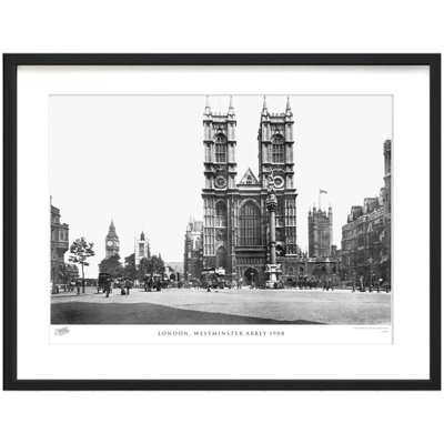 London, Westminster Abbey 1908 by Francis Frith - Single Picture Frame Print