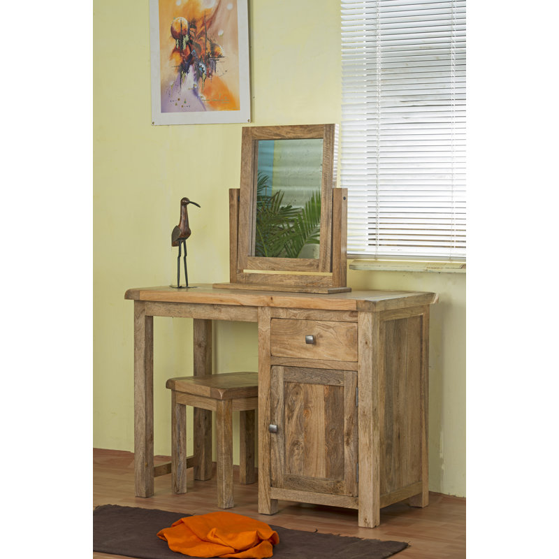 Odisha Solid Wood Rectangle Floor Mirror