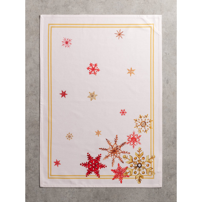 Cotton Floral Tea Towel Kitchen Towel