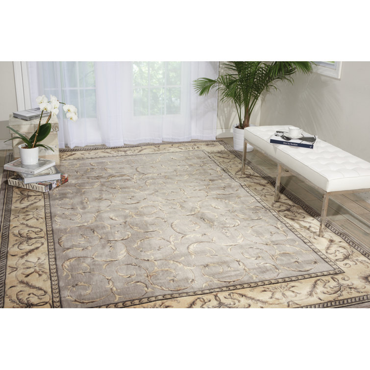 Tapis oriental argenté Roscoe