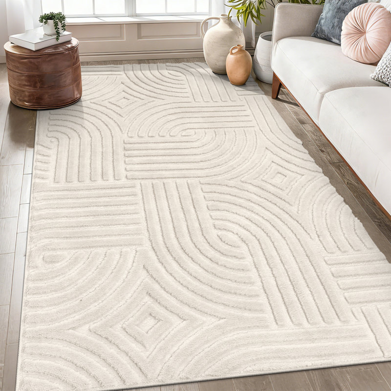 Tapis oriental antidérapant lavable à la machine, Rectangulaire 3 pi x 5 pi