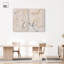«Neutral Serenity Gold Art», ensemble de 2 impressions sur toile par -1155606989-1155606984-1155606986