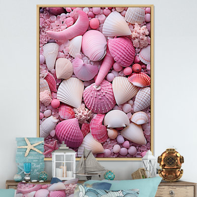 Pink Seashell On The Beach " Pink Seashell On The Beach "