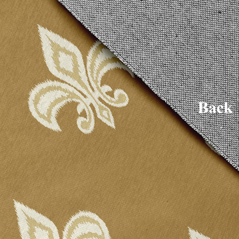 Tapis en chenille Fleur De Lis Design CRFN354Y2YE3, Rectangle 3 pi x 5 pi