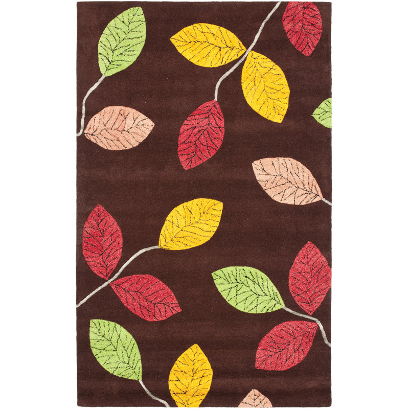 Arber Jardin Hand Tufted Wool Floral Rug, Rectangle 8' x 10'