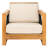 Zariah Teak Outdoor Lounge Chair
