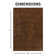 Feather Tifany Brown Area Rug