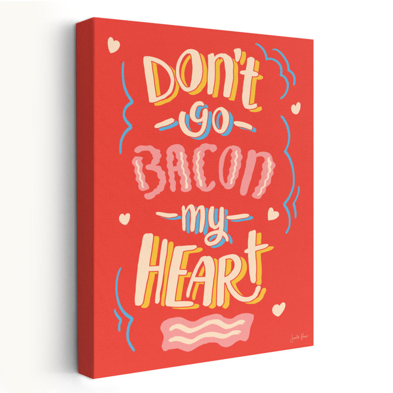 Bacon My Heart I - Bacon, H 48 po x l 32 po