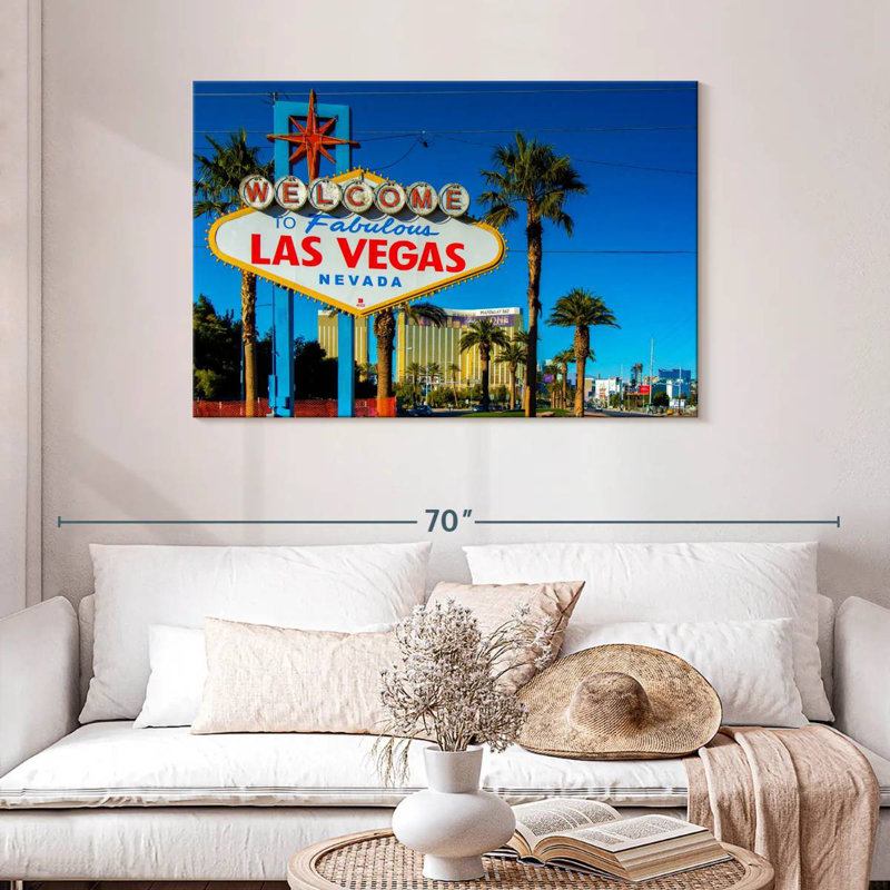 Ravi Las Vegas Welcome, H 30 po x l 45 po