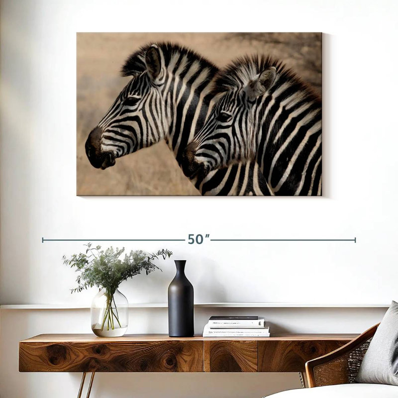 Brampt Zebra Friends, 26'' H x 39'' W