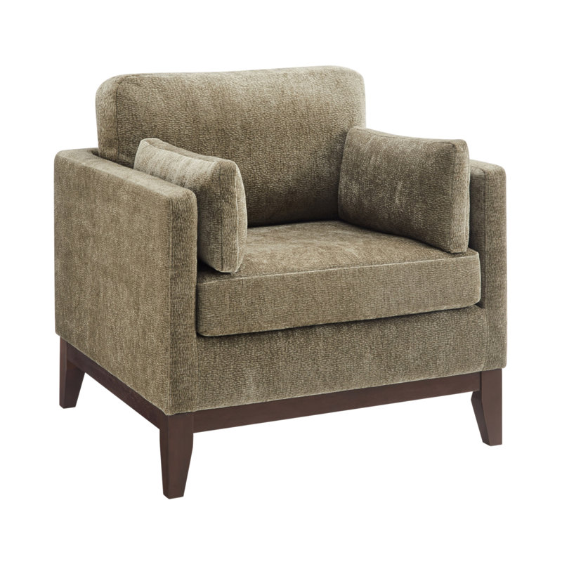 Chaise avec accoudoirs Chalco, Green