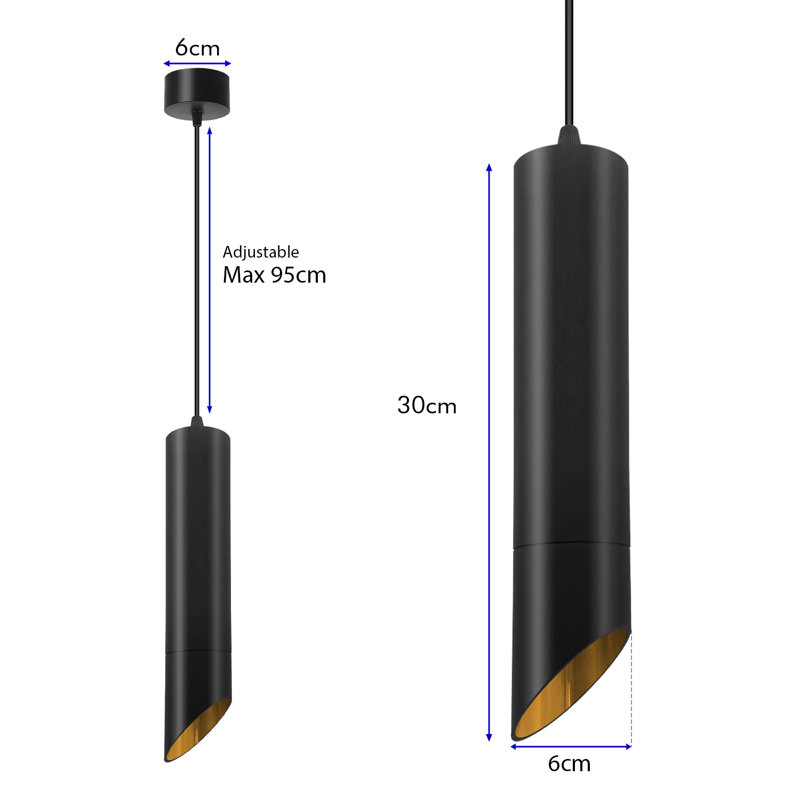 Minola 1 - Light Black Pendant