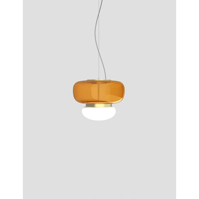 Faro Suspension P Burned Earth White Painted Brass L2202 Ul