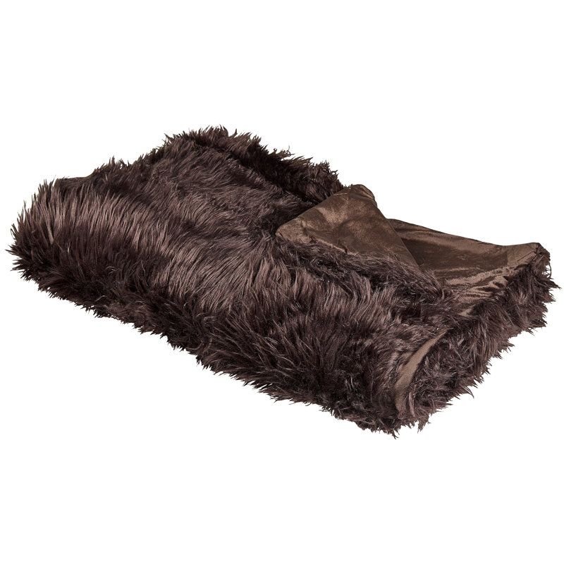 Aiso Throw Blanket, Brown