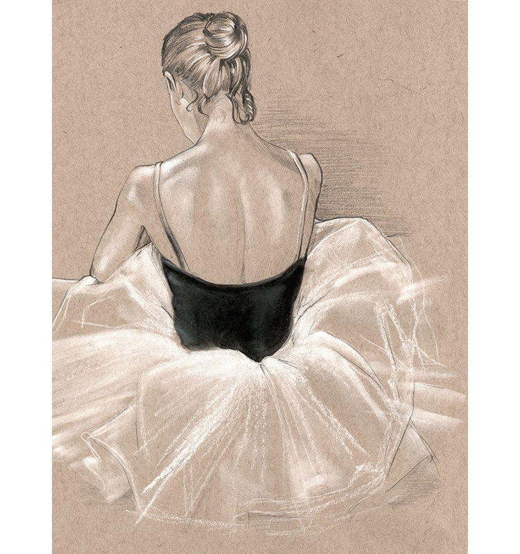 House of Hampton® Parker, art sur toile tendue avec galerie Jennifer Paxton: Ballet Study II