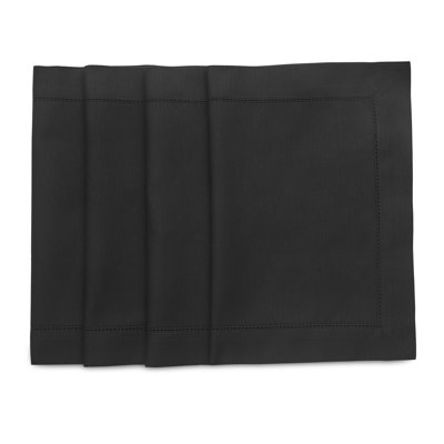 Cotton Linen Hemstitch - 100% Pure Placemats