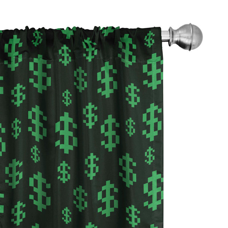 Semi-Sheer Rod Pocket Sliding Panel, 28" x 84"
