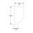 1'' H x 78.75'' W x 0.56'' D Plastic Chair Rail