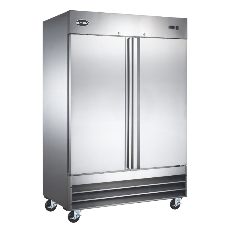 Réfrigérateur commercial en acier inoxydable de 54 po l 47 pi cu