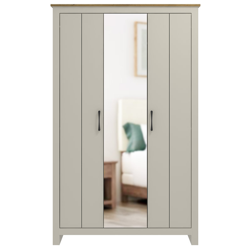 Limestone Storage Suite Bedroom Set, Light Grey