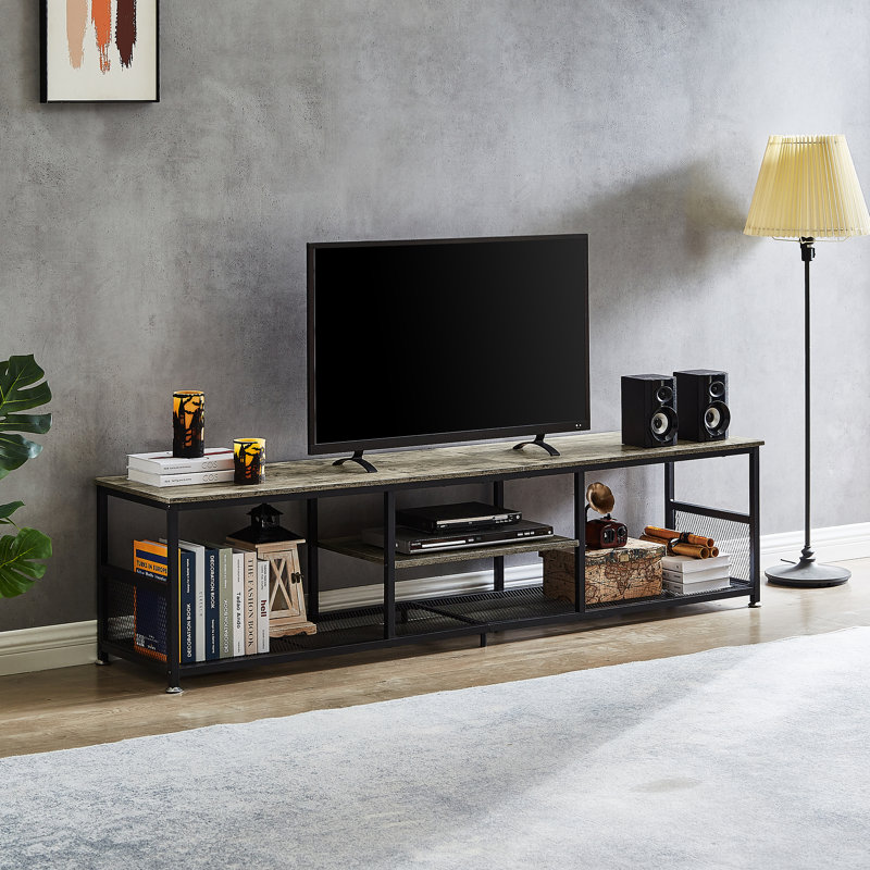 Auxter Coffee Table with Storage, Gray, 16.22'' H X 70.86'' W X 15.74'' L