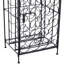 Armoire pour 35 bouteilles en fer forgé avec serrure