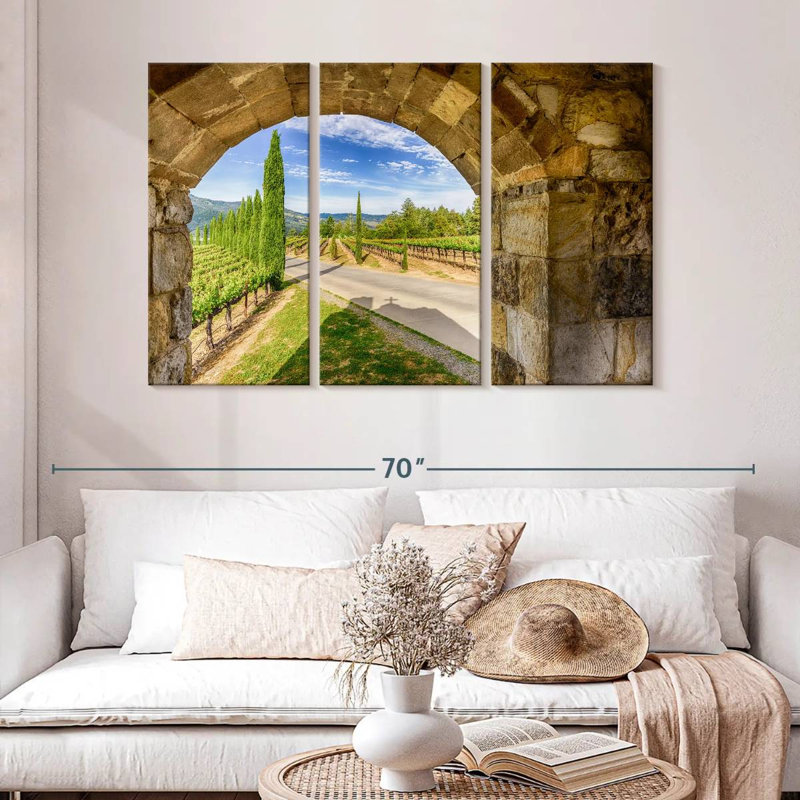 Alvord Winery In Napa, H 32 po x l 50 po